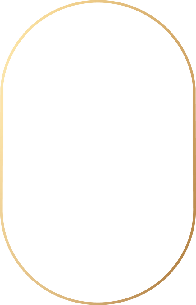 Gold Luxury Logo Element Oval Line Shape